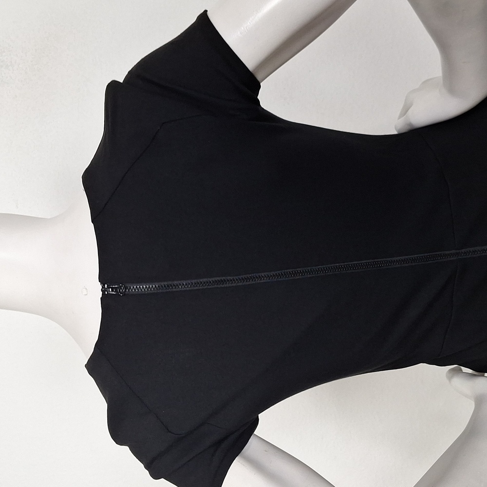 Bebe Black Multicolor Patterned V-Neck Scuba Nigh… - image 8